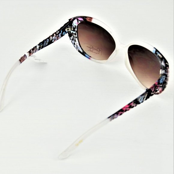 NWT Jessica Simpson Cateye Floral Sunglasses - Picture 6 of 8
